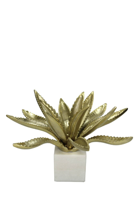 قطعة ديكور من الألومنيوم بتصميم نبتة